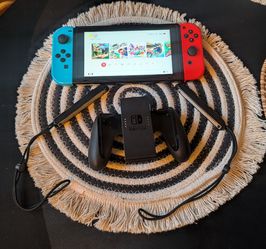 Nintendo Switch with 5 Games and Carrying Case