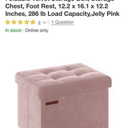 Brand new folding ottoman