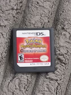 Nintendo DS Pokemon Mystery Dungeon Explores Of Darkness