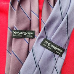Vintage Designer YSL Yves SAINT Laurent Men's Tie 