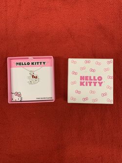 Hello Kitty Fine Silver Plated Necklace
