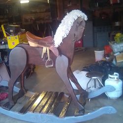 Wooden Rocking Horse