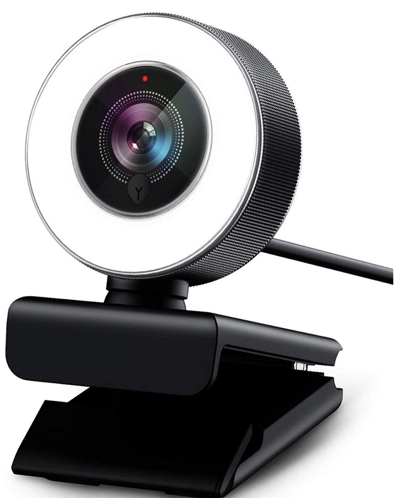 PC Webcam for Streaming HD 1080P, Vitade 960A USB Pro Computer Web Camera Video Cam for Mac Windows Laptop Conferencing Gaming Webcam with Ring Light 