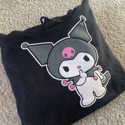 NWOT Dumbgood Cropped Kuromi Hoodie
