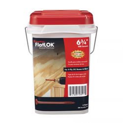 FastenMaster FlatLok No. 14 X 6-3/4 in. L Torx Ttap Epoxy Coarse Wood Screws 200 pk