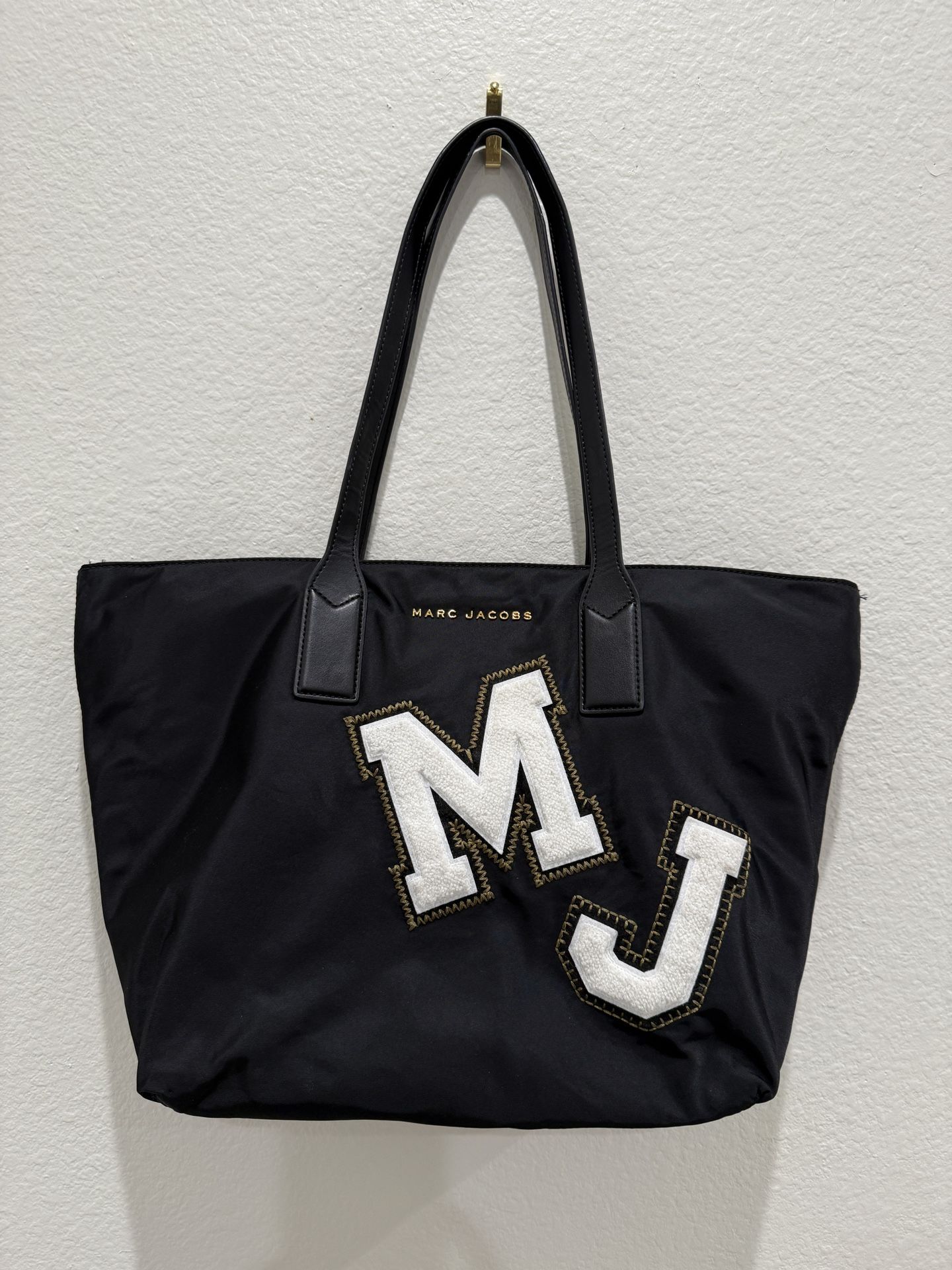 Black Marc Jacobs Wingman Nylon Tote Bag