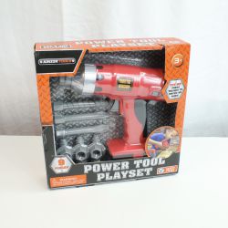 Junior Tools Kids 9 Piece Power Tool Toy Play Set - NEW