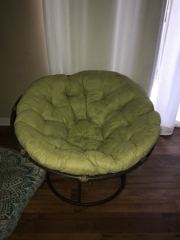 Green Papasan Chair Has Metal Base For Sale In Mesa Az Offerup