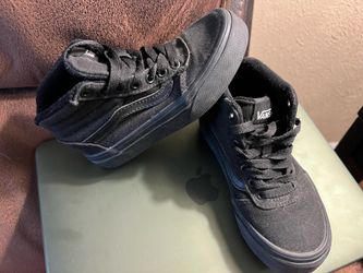 Vans Toddler 10.5 Black Hi Top Shoes