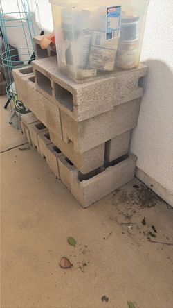 Concrete Cinder Blocks Lot 19