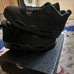 Jordan 4 IV Black Cat Size 10.5 Men New