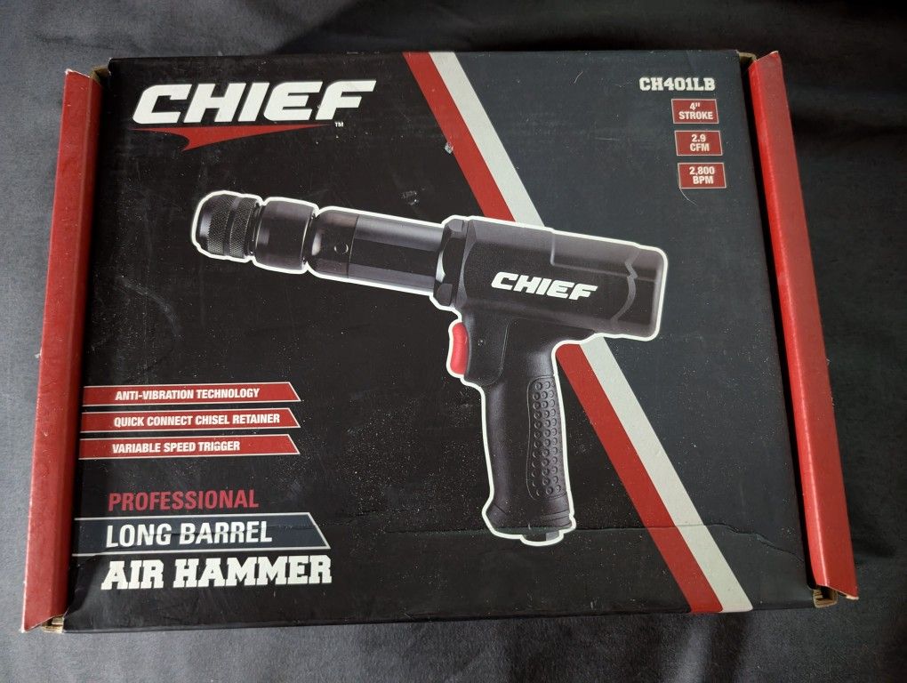 Chief Professional Long Barrel Air Hammer