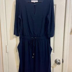 Navy Blue Dress Size M