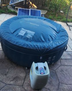 Spa / Jacuzzi Inflable SaluSpa Milan Con Wi-Fi Para 4 a6 Personas