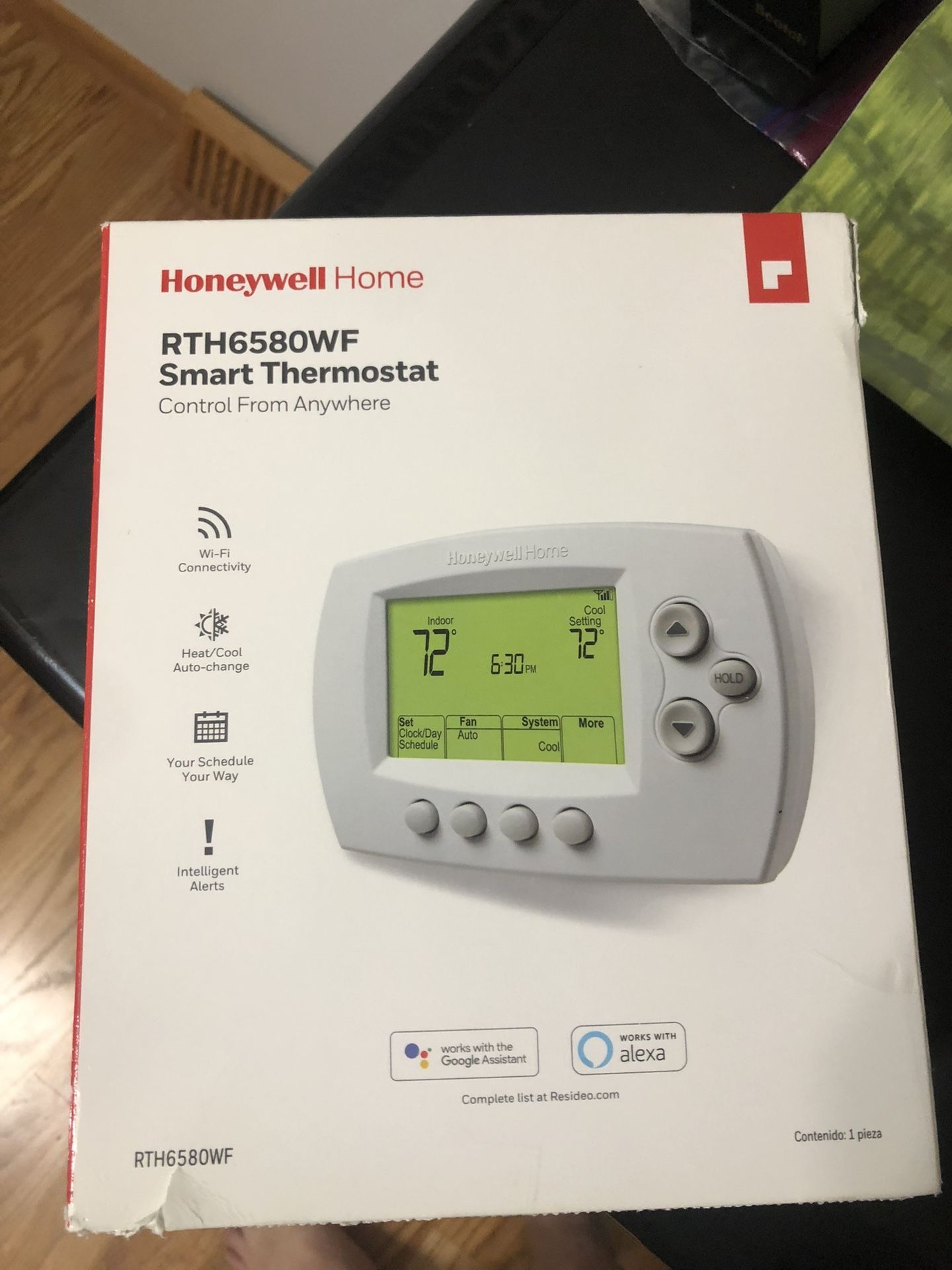 Smart thermostat heater and air conditioning furnace,it’s brand new never been used.