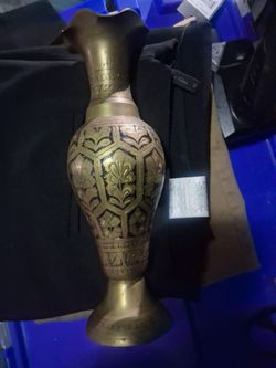Brass vase made in India