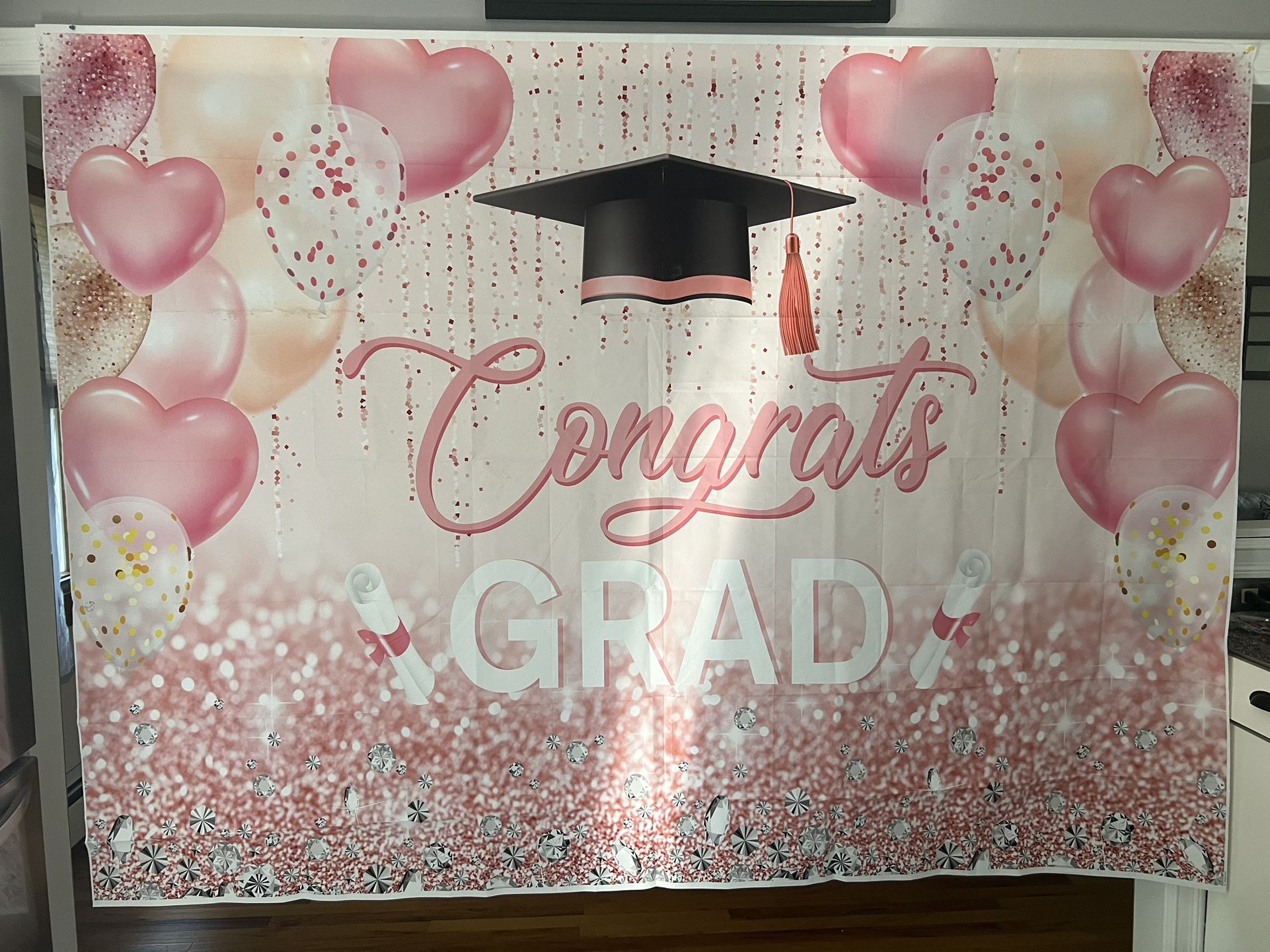 CONGRATS GRAD - Extra Large Graduation Banner