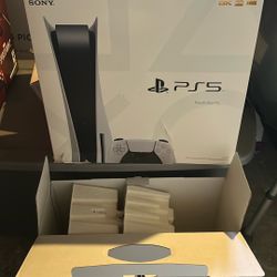 Sony Playstation Five PS5 Box Only And Internal Packaging Pictured
