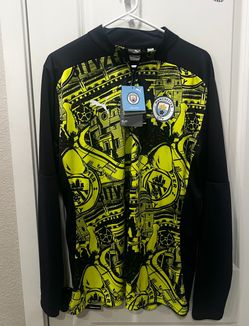 MANCHESTER MEN'S CITY 24/25 PRE-MATCH QUARTER 1/4 ZIP TOP