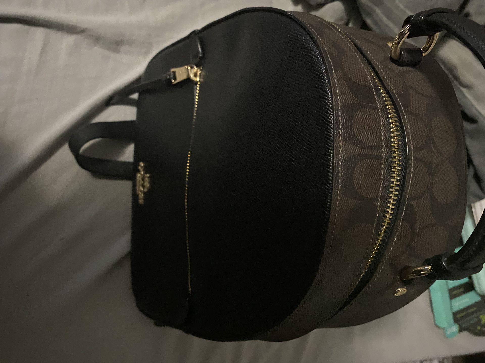 Brand New Brown And Black Coach Bag