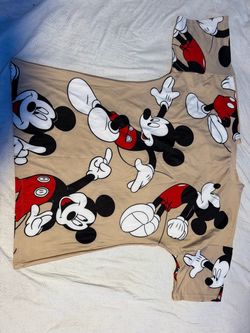 Mickey Mouse Matching Pajama Set – Black & Red