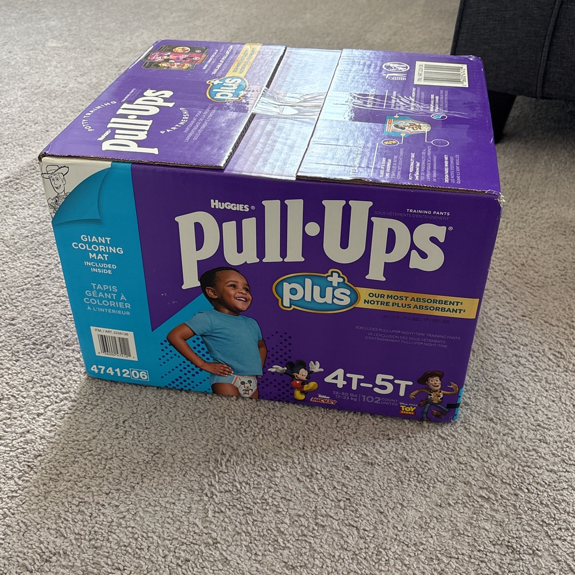 Huggies Pull-Ups Plus Training Pants For Boys