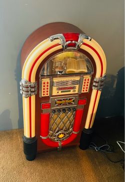 Vintage Full Size Jukebox Cd Player Am/Fm Radio Cassette Player