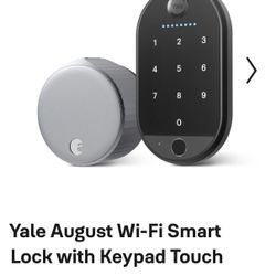 Yale August Wi-Fi Smart lock With touch keypad 