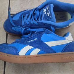 Reebok Forte Lounger Blue And White Classic Casual Sneakers Women’s  size 7.5