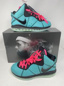 Nike LeBron 8 South Beach 2021 Sz 8.5 DS