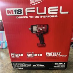 MILWAUKEE M18 FUEL 1/2” HIGH TORQUE IMPACT WRENCH #2977-20(( Tool Only)) 