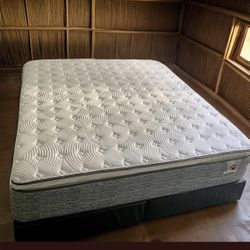 🛏️ King Size Mattress Pillow Top 14” – Brand New | $520 Factory Sealed • Mattress Only • Same-Day Delivery 🚚