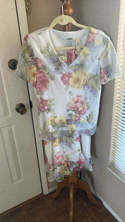2piece Floral Skirt &top