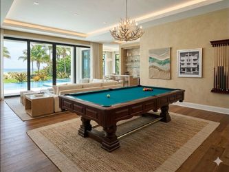 9' Brunswick Prestige slate pool table-Delivery and Pro Setup included