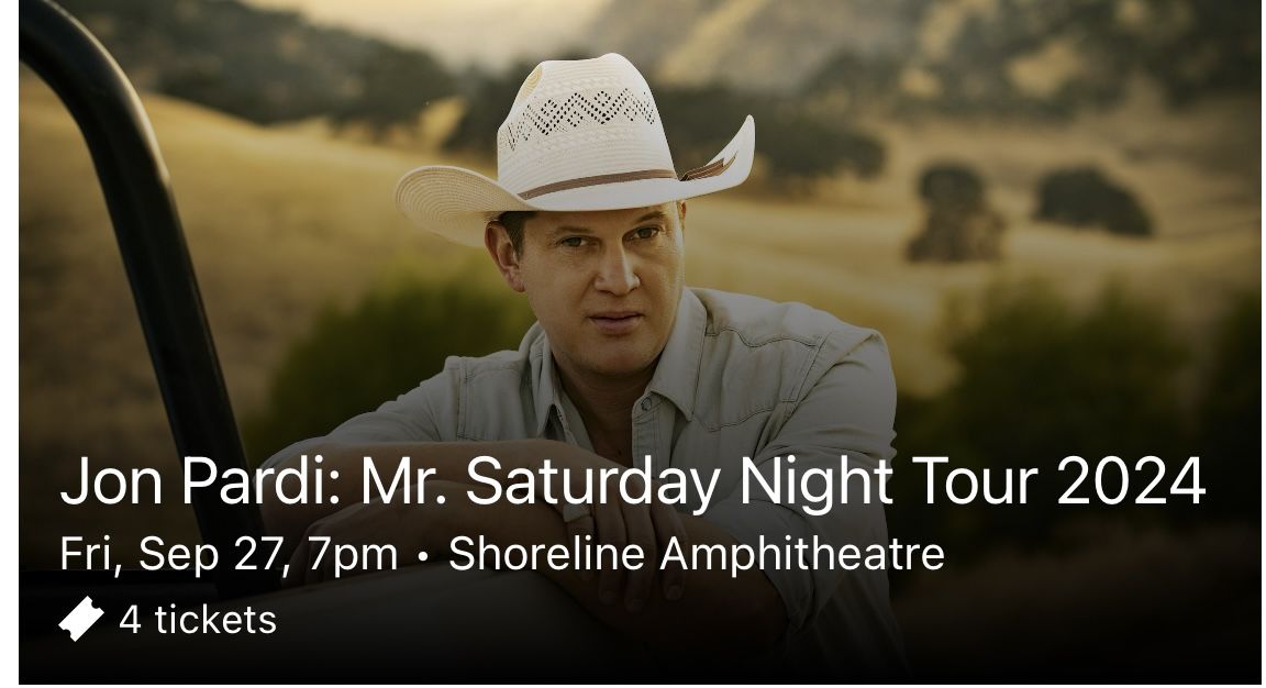 Jon Pardi tickets