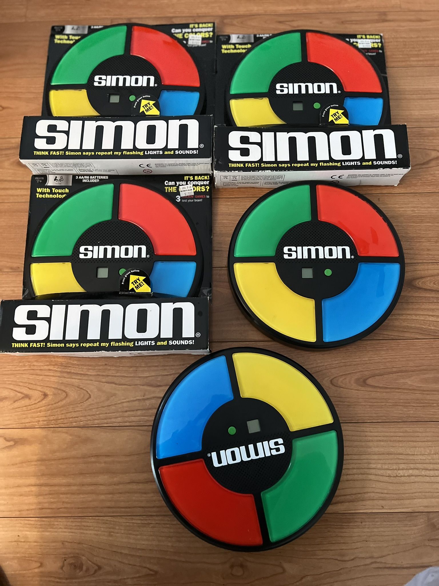 Simon Games Set Of 3