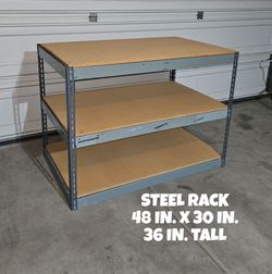 ADJUSTABLE STEEL RACK
