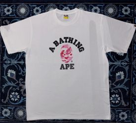 BAPE PINK CAMO FACE T-SHIRT