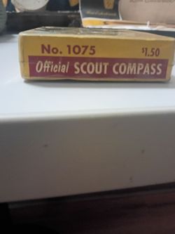 Official Scout Compass No. 1075 Vintage Box
