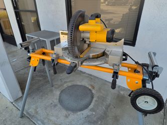 DeWalt Miter Saw with Rolling Stand