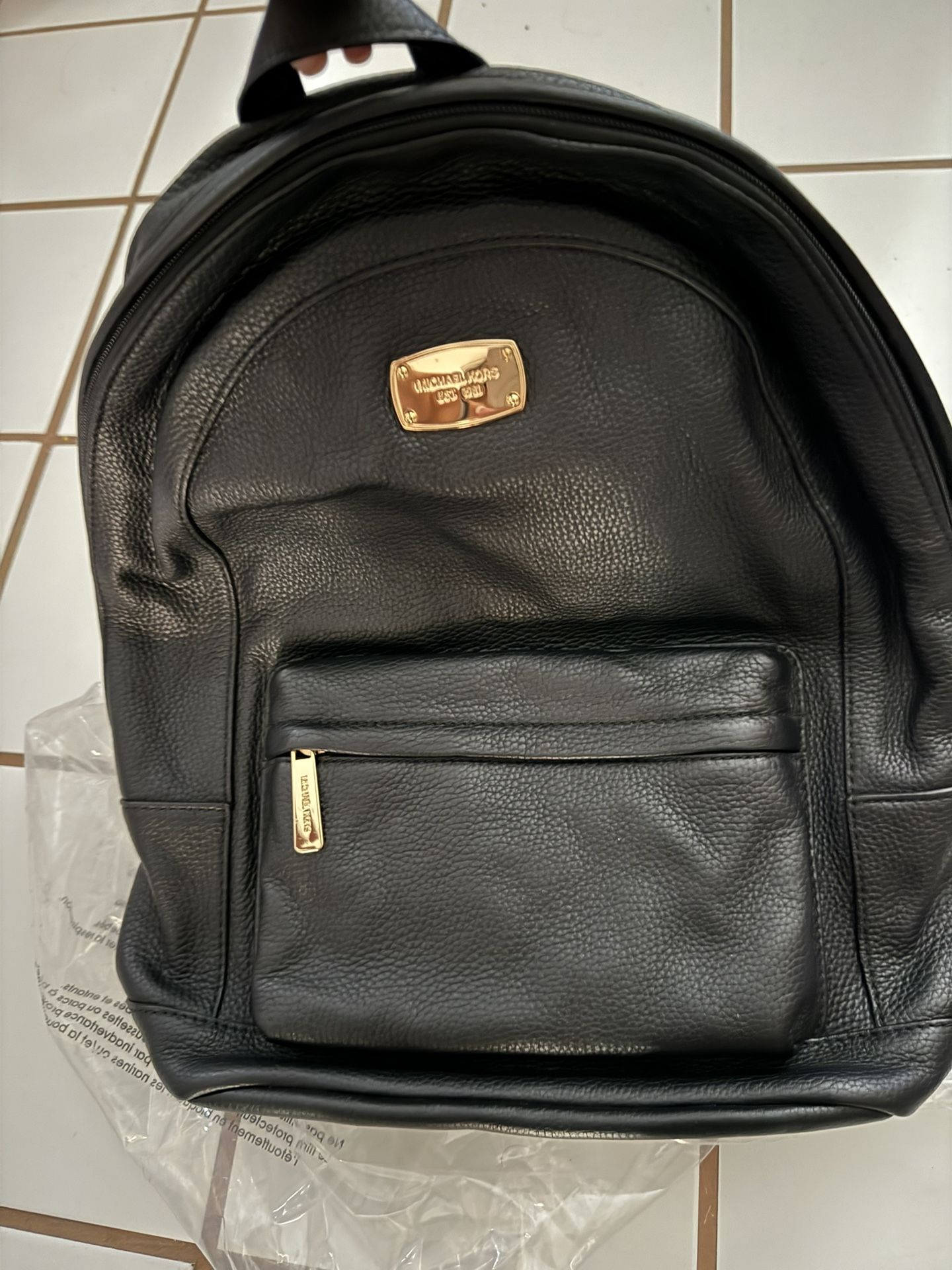 Micheal Kors Leather Backpack