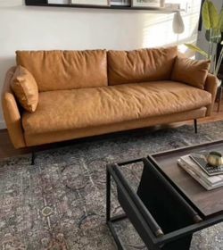 Leather couch
