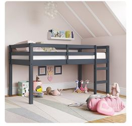 NEW DHP Milton Twin Junior Loft Bed – Gray – Never Used – $150 OBO