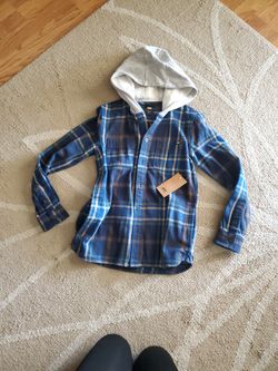 Boys SIZE MED Vans Thick Flannel NWT