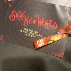 Sick New World Festival Ticket In Vegas