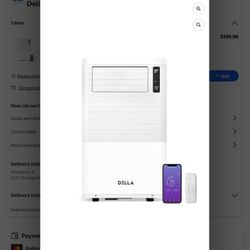 DELLA 12000 BTU Wifi Enabled Portable Air Conditioner & Heater