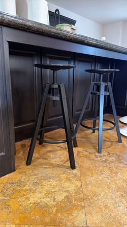 IKEA DALFRED Bar Stools (2) - like new