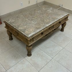 Marble Living Room Coffee Table 