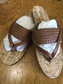 Brand new brown sandals
