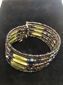 Beaded Bangle Bracelet